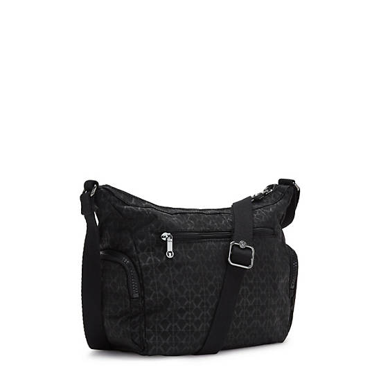 Kipling Gabbie Small Printed Crossbody Väska Svarta | SE 2068PJ